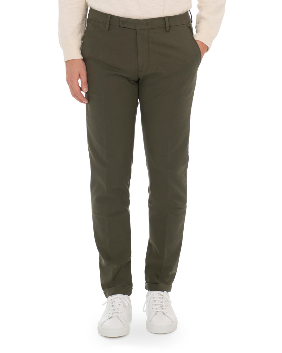 Mies | Housut | NN07 | Scott Regular Fit Stretch Trousers Army Green