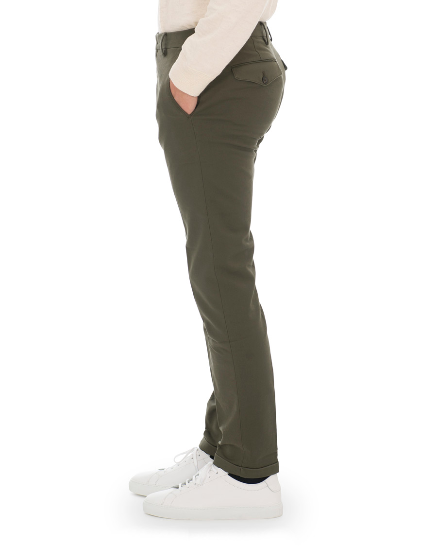 Mies | Housut | NN07 | Scott Regular Fit Stretch Trousers Army Green