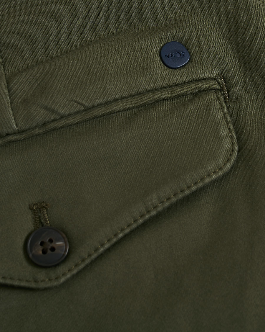 Mies | Housut | NN07 | Scott Regular Fit Stretch Trousers Army Green
