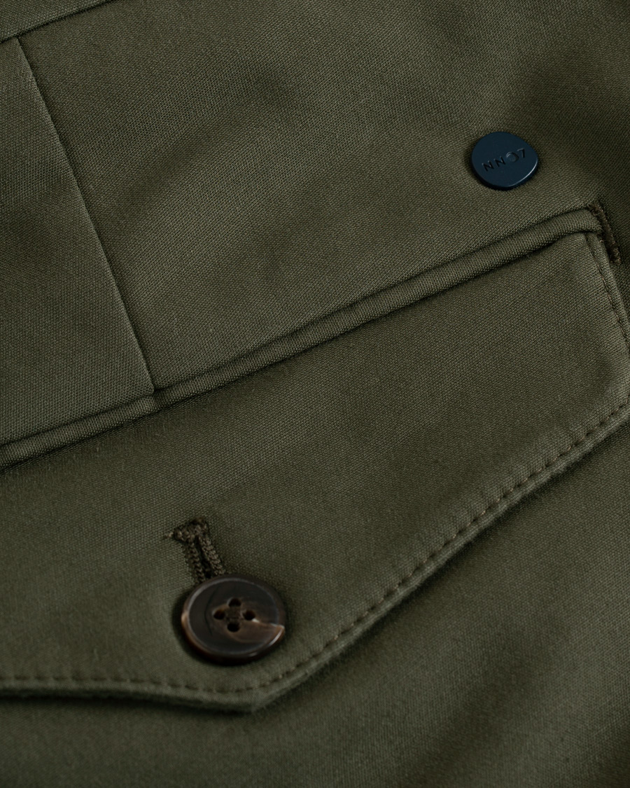 Mies | Housut | NN07 | Scott Regular Fit Stretch Trousers Army Green