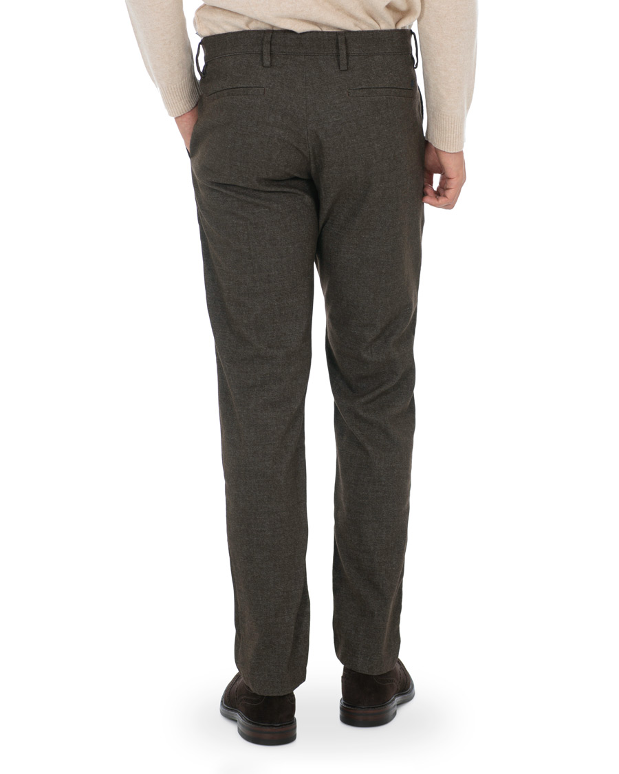 Mies | Housut | NN07 | Karl Regular Fit Structure Stretch Chinos Brown