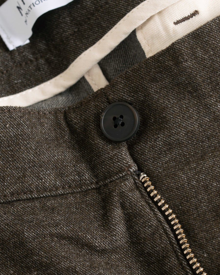 Mies | Housut | NN07 | Karl Regular Fit Structure Stretch Chinos Brown