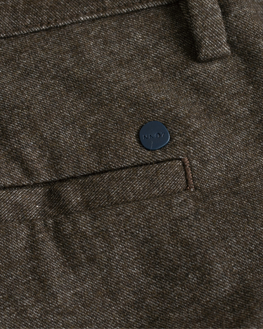 Mies | Housut | NN07 | Karl Regular Fit Structure Stretch Chinos Brown