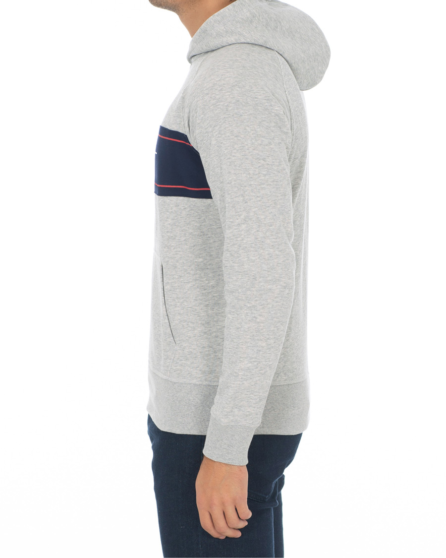 Mies | Puserot | GANT | Archive Hoodie Light Grey Melange