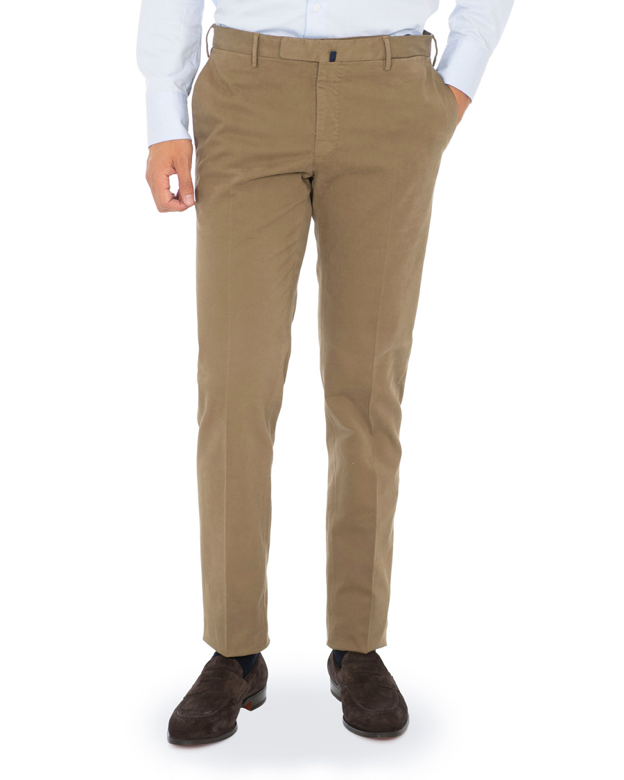 Mies | Housut | Incotex | Slim Fit Comfort Chino Khaki