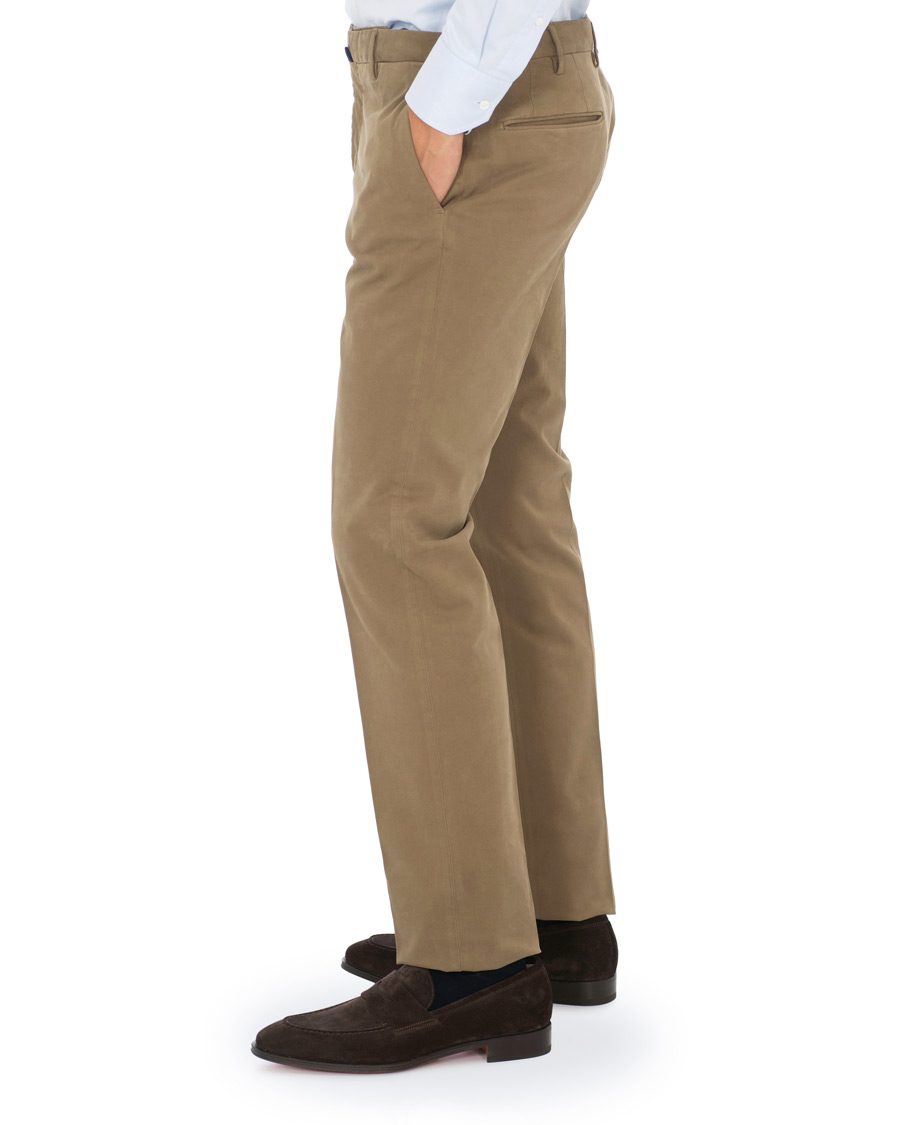 Mies | Housut | Incotex | Slim Fit Comfort Chino Khaki