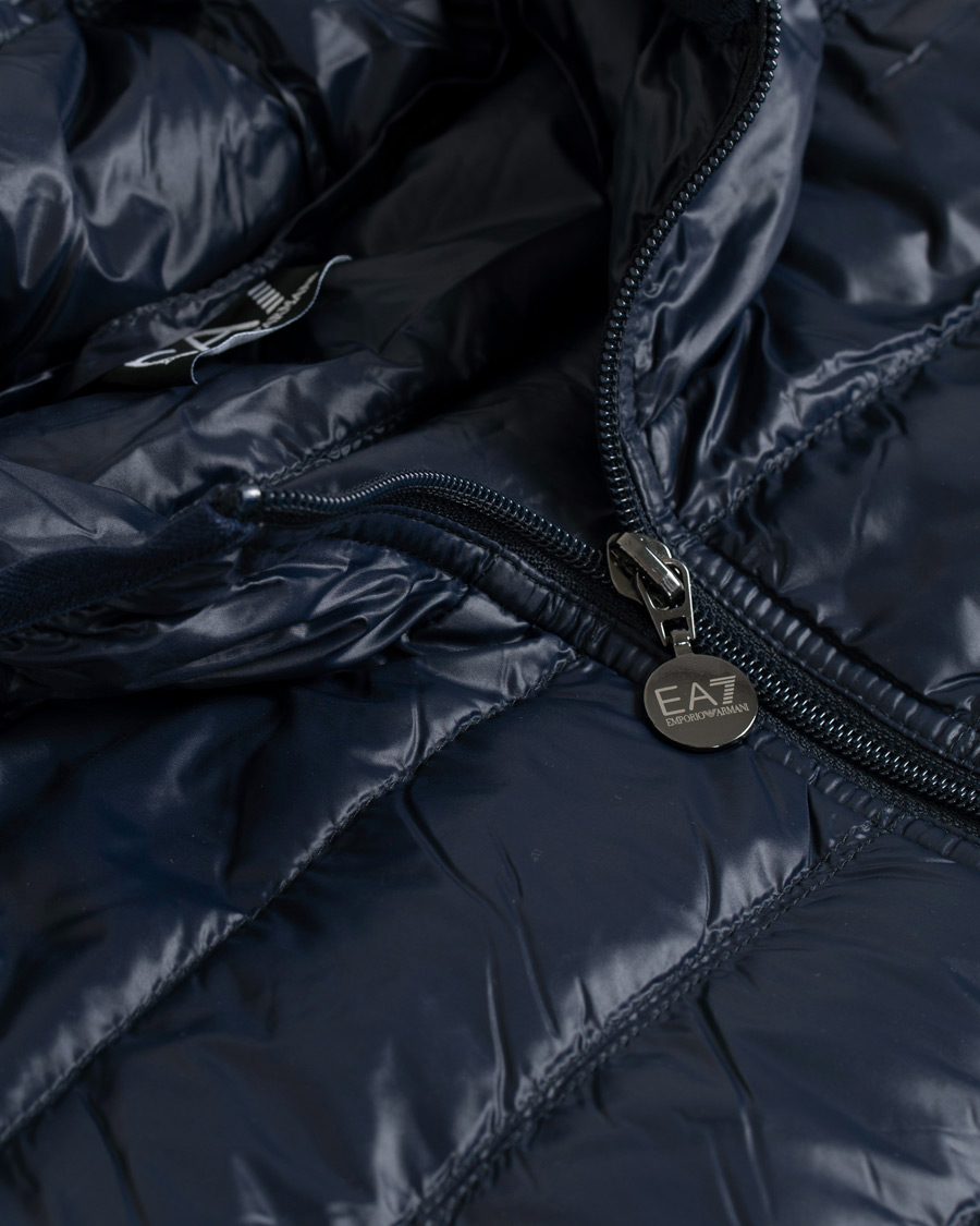 Mies | Takit | EA7 | Train Core Light Down Hoodie Jacket Navy