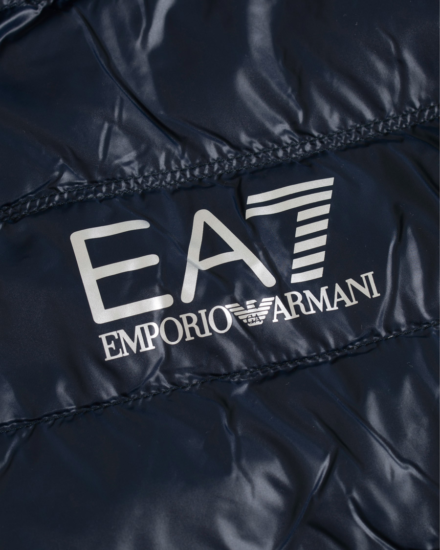 Mies | Takit | EA7 | Train Core Light Down Hoodie Jacket Navy