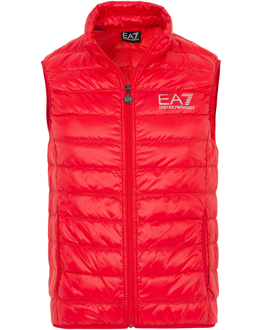 Mies | Takit | EA7 | Train Core Light Down Vest Red