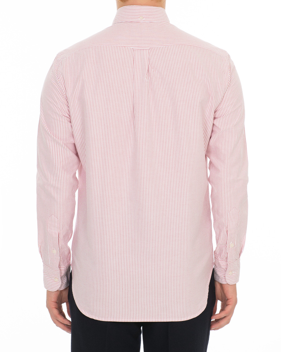 Mies | Kauluspaidat | Gitman Vintage | Button Down Striped Oxford Shirt Red