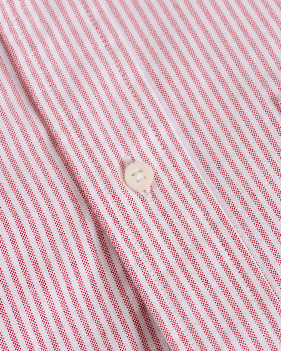 Mies | Kauluspaidat | Gitman Vintage | Button Down Striped Oxford Shirt Red