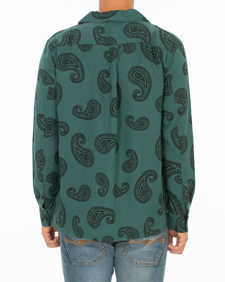 Mies | Kauluspaidat | Nudie Jeans | Vidar Paisley Shirt Kattegat