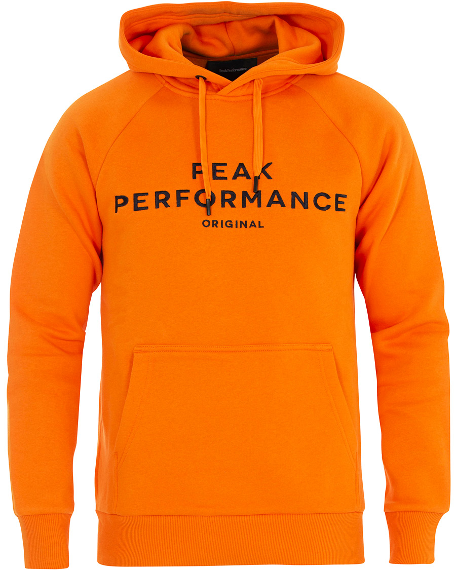 Mies | Puserot | Peak Performance | Logo Hoodie Orange