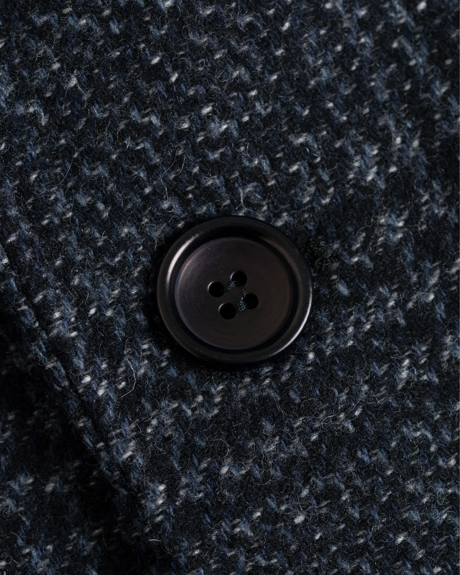 Mies | Takit | Morris | Wesley Check Coat Navy