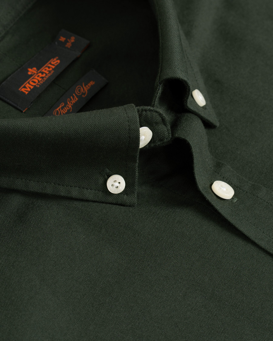 Mies | Kauluspaidat | Morris | Douglas Oxford Shirt Olive