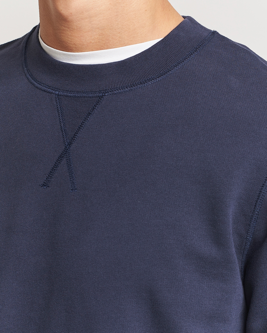 Mies | Puserot | Sunspel | Loopback Sweatshirt Navy