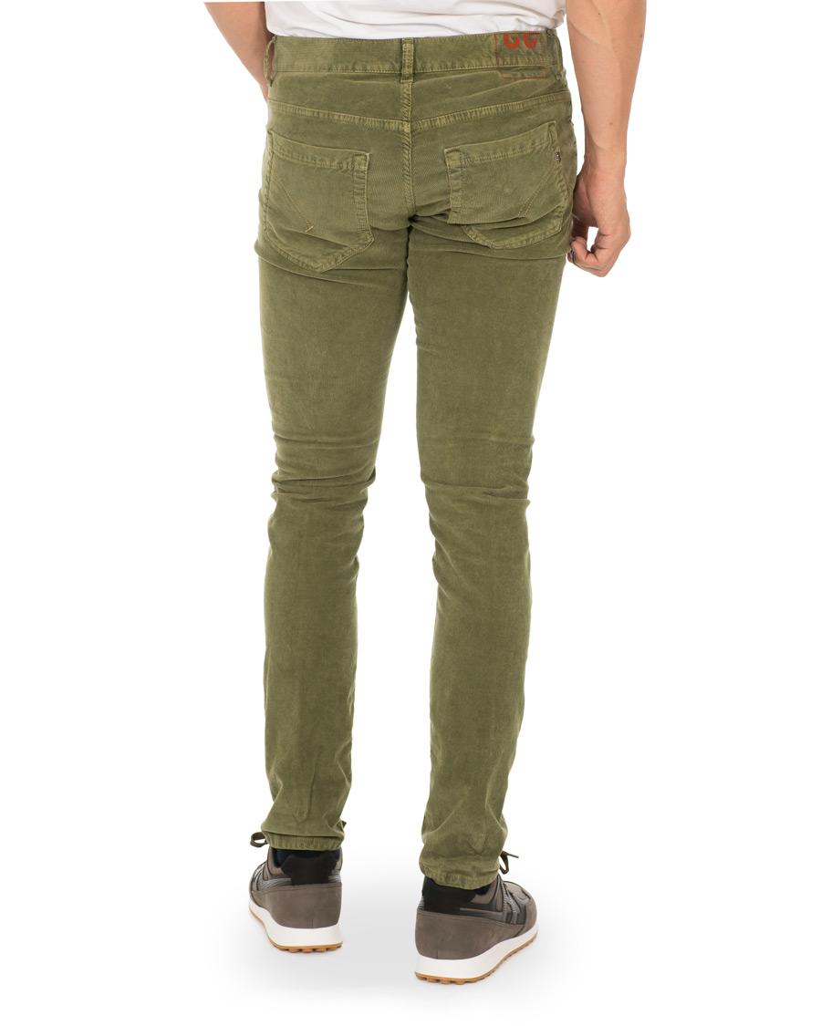 Mies | Housut | Dondup | George Corduroy Trousers Green