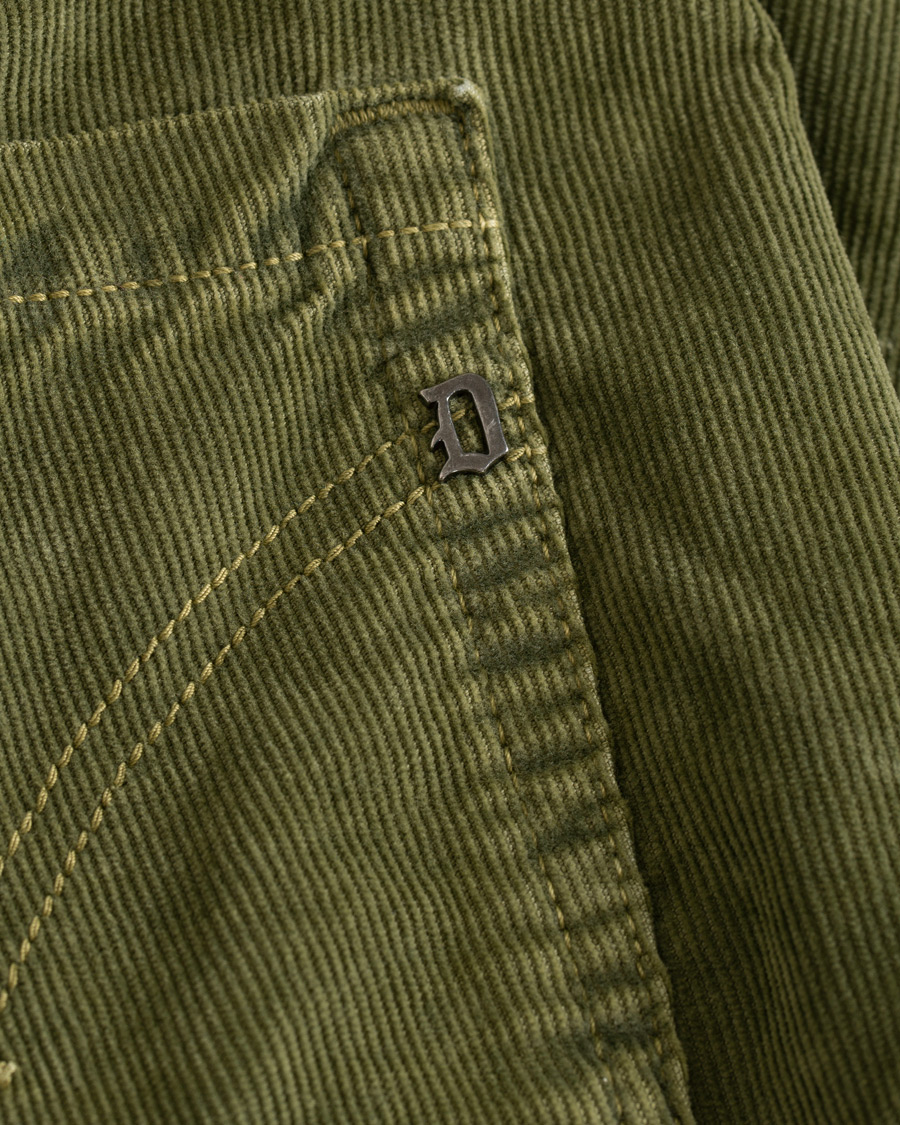 Mies | Housut | Dondup | George Corduroy Trousers Green