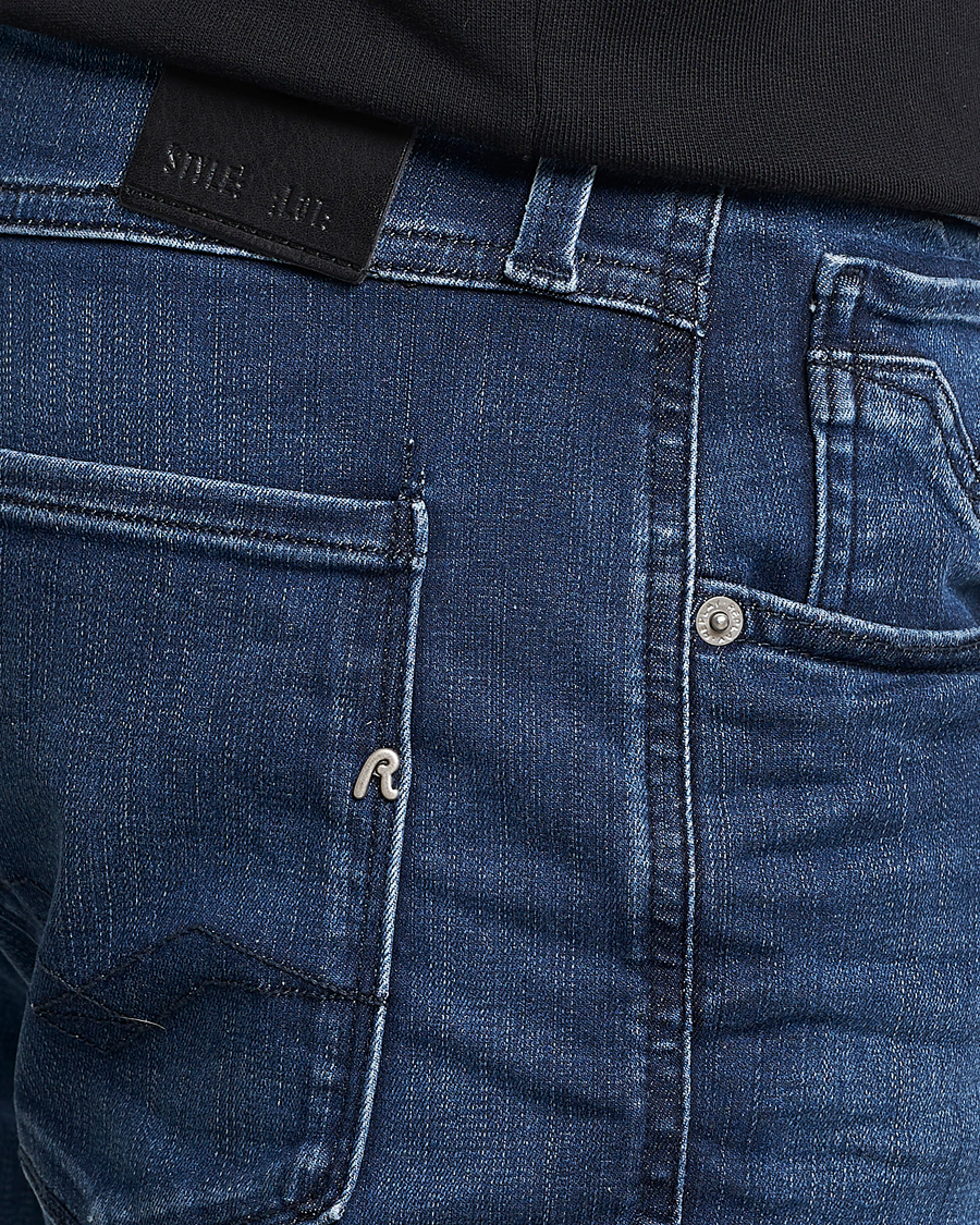 Mies | Farkut | Replay | Anbass Hyperflex Re-Used Jeans Dark Blue