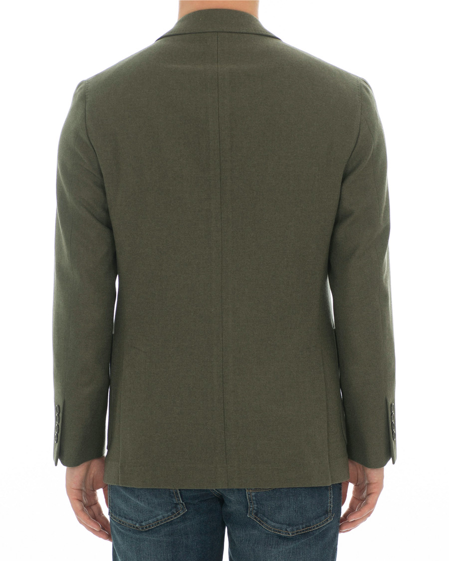 Mies | Pikkutakit | Brunello Cucinelli | Cashmere Blend Patch Pocket Blazer Green