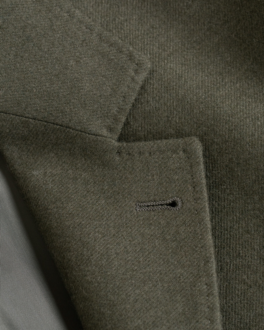 Mies | Pikkutakit | Brunello Cucinelli | Cashmere Blend Patch Pocket Blazer Green