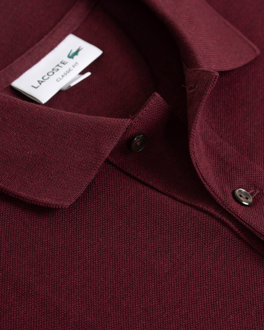 Mies | Pikeet | Lacoste | Original Polo Melange Piké Vine Chine