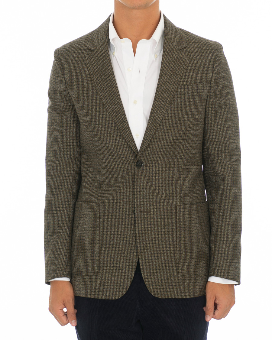 Mies | Pikkutakit | Tiger of Sweden | Josef Checked Wool Blazer Brown