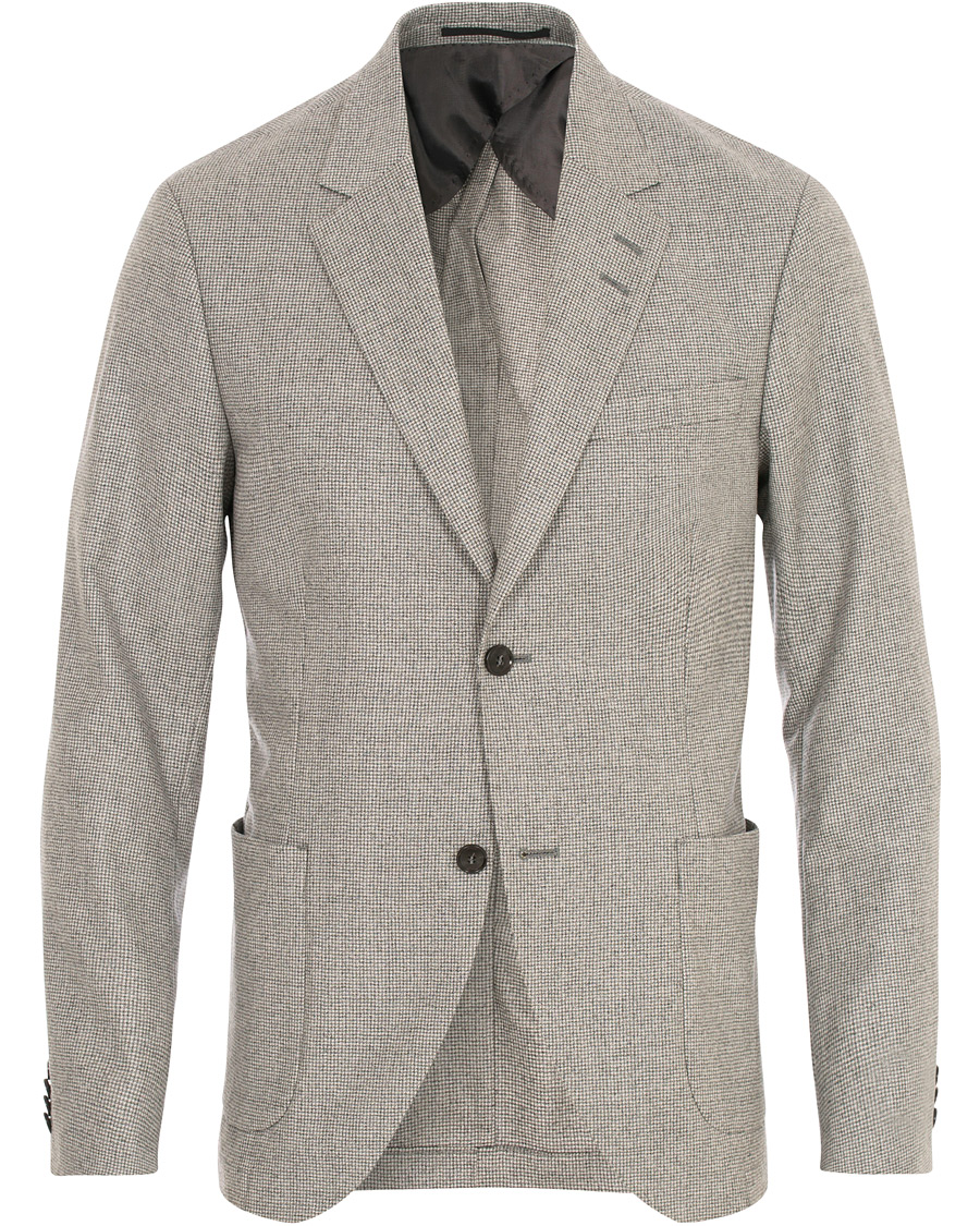 Mies | Pikkutakit | Tiger of Sweden | Jamot Houndstooth Brushed Wool Suit Blazer Grey