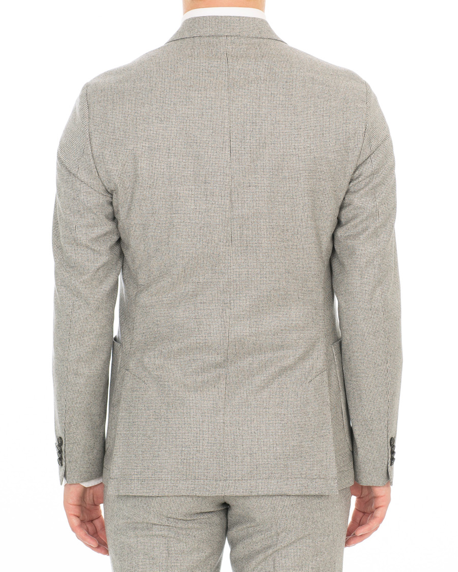 Mies | Pikkutakit | Tiger of Sweden | Jamot Houndstooth Brushed Wool Suit Blazer Grey