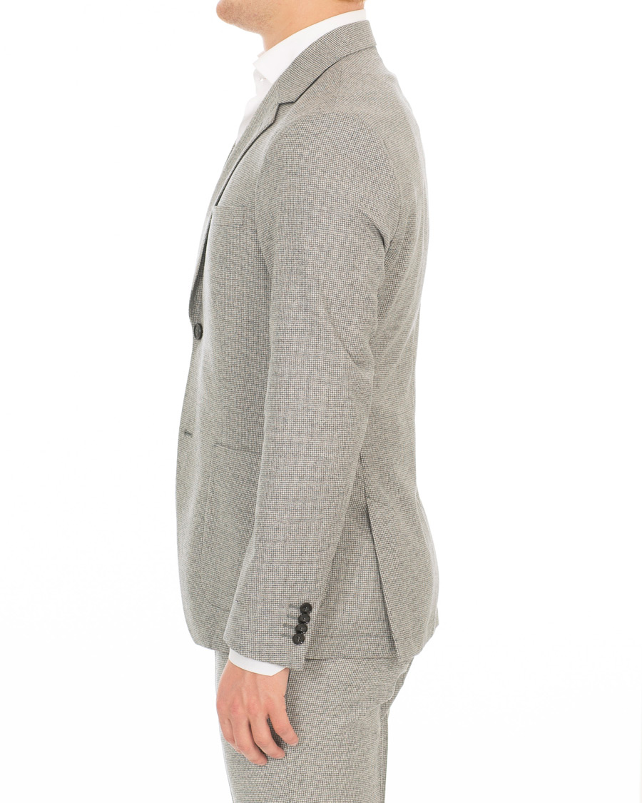 Mies | Pikkutakit | Tiger of Sweden | Jamot Houndstooth Brushed Wool Suit Blazer Grey