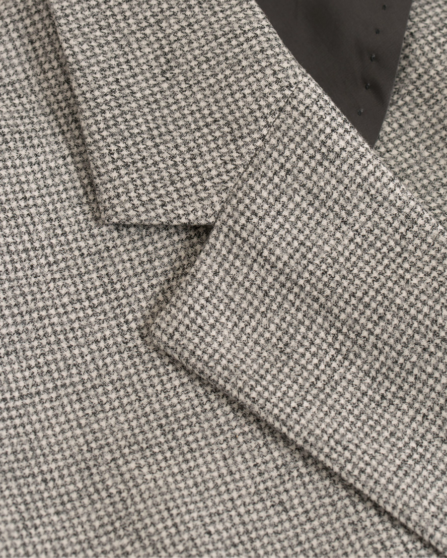 Mies | Pikkutakit | Tiger of Sweden | Jamot Houndstooth Brushed Wool Suit Blazer Grey