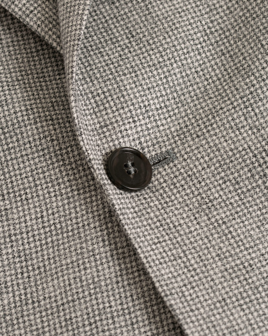 Mies | Pikkutakit | Tiger of Sweden | Jamot Houndstooth Brushed Wool Suit Blazer Grey