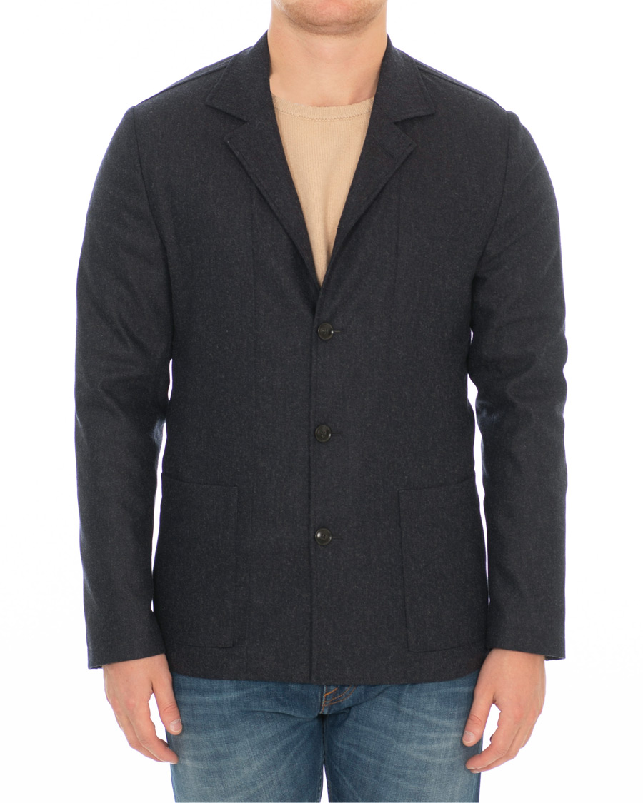 Mies | Pikkutakit | Tiger of Sweden | Jimmie Leisure Blazer Shirt Navy