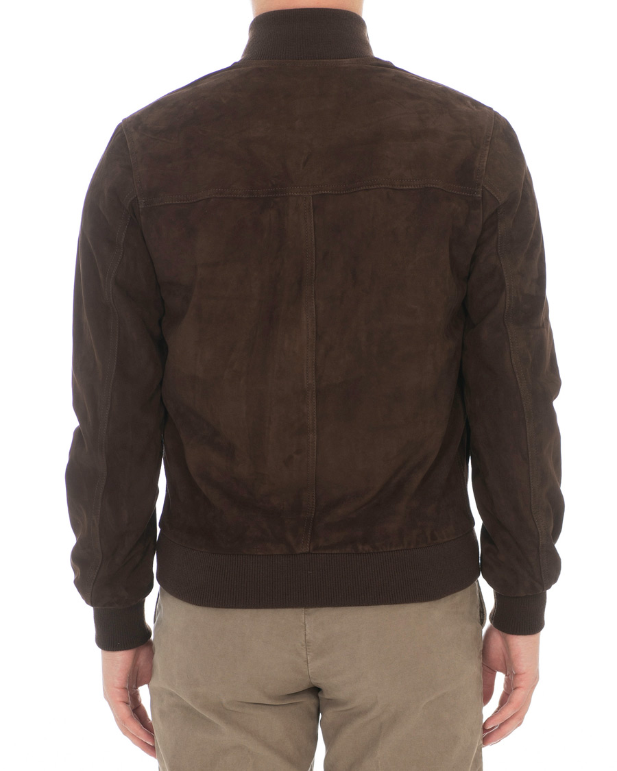 Mies | Takit | Valstar | Valstarino Suede Jacket Dark Brown