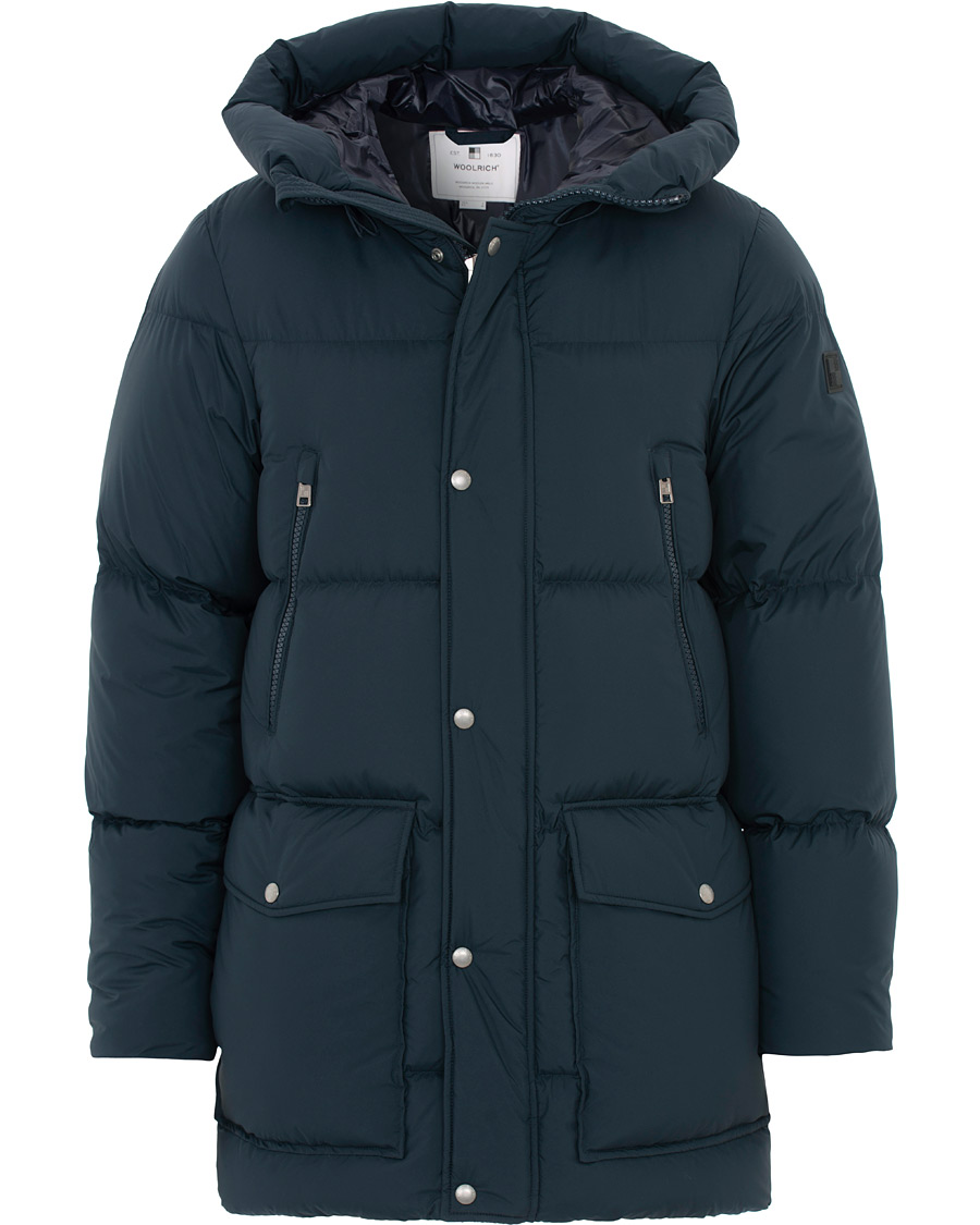 Mies | Takit | Woolrich | Sierra Supreme Down Long Jacket Melton Blue