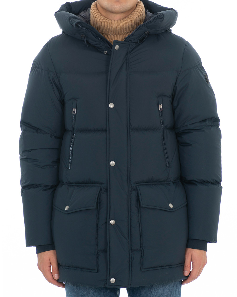 Mies | Takit | Woolrich | Sierra Supreme Down Long Jacket Melton Blue