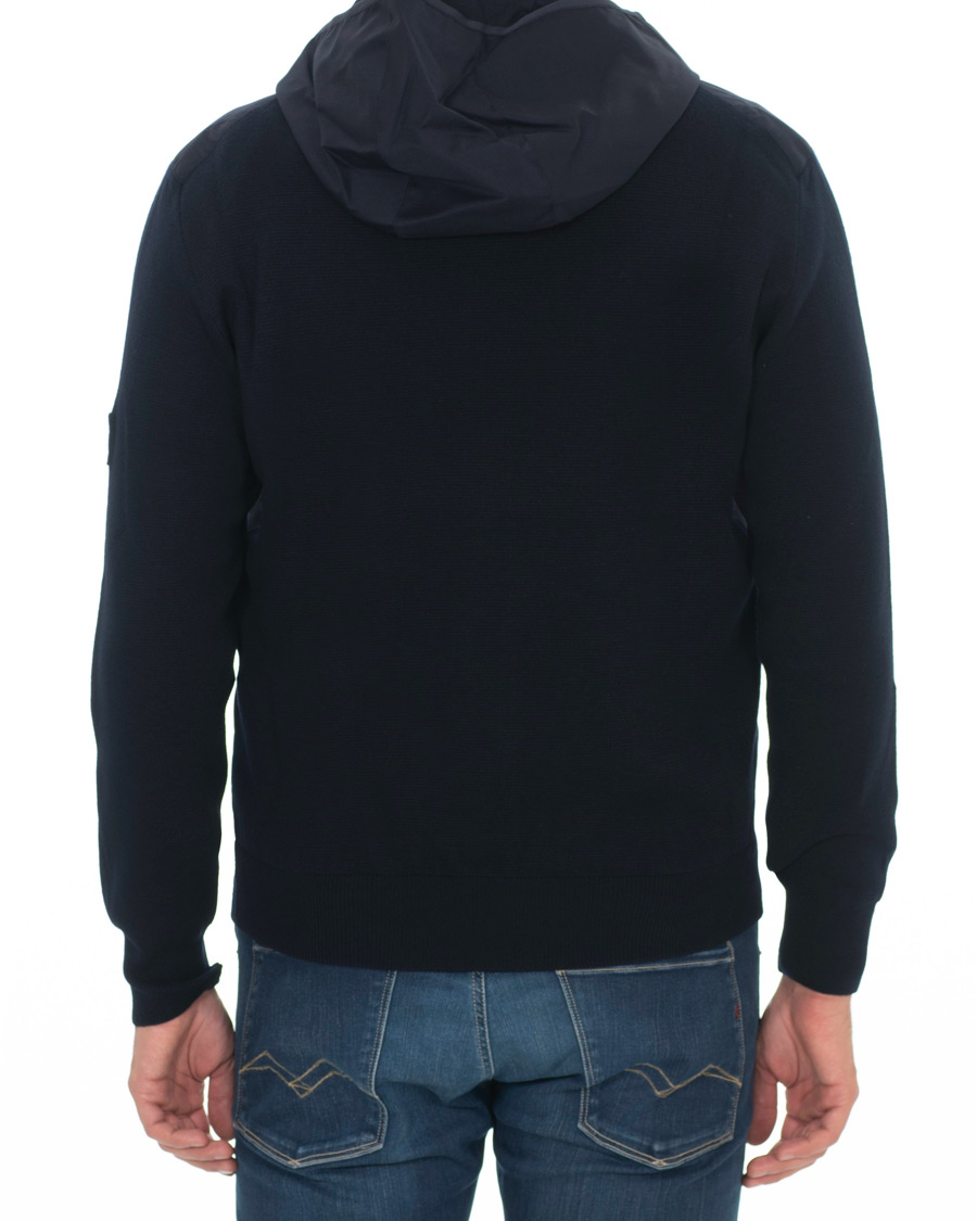 Mies | Takit | Z Zegna | Techmerino Hybrid Hooded Jacket Navy