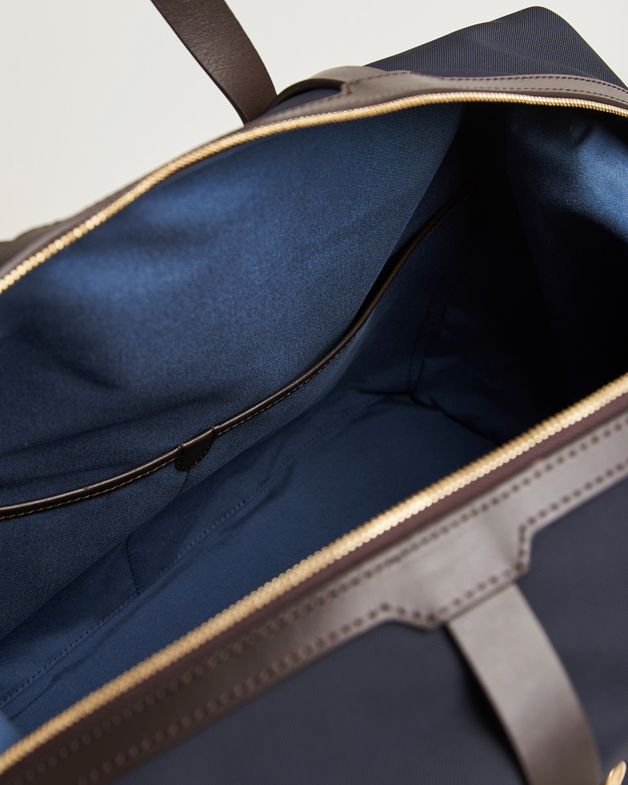 Mies | Laukut | Mismo | M/S Avail 48h Nylon Weekendbag Navy/Dark Brown