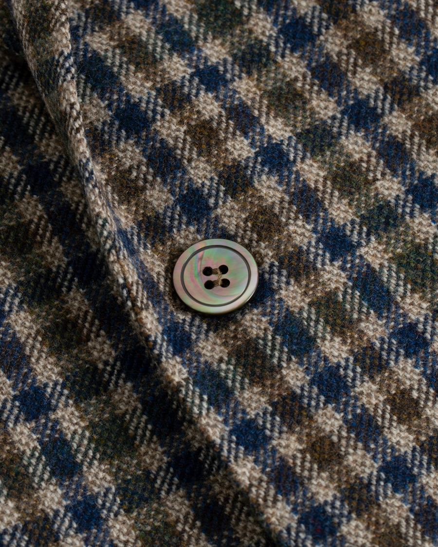 Mies | Pikkutakit | Oscar Jacobson | Einar Checked Patch Pocket Blazer Beige