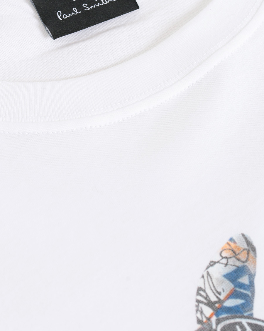 Mies | T-paidat | PS Paul Smith | Regular Fit Printed Rabbit Tee White