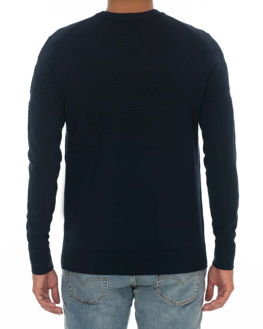 Mies | Puserot | Samsøe Samsøe | Samsøe & Samsøe Sei Structured Wool Crew Neck Night Sky