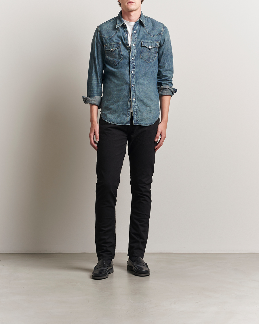Mies | Housut | Polo Ralph Lauren | Sullivan Slim Fit Hudson Stretch Jeans Black