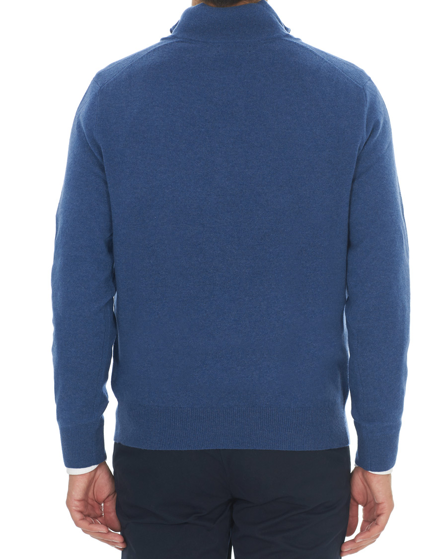 Mies | Puserot | Polo Ralph Lauren | Merino Half Zip Shale Blue