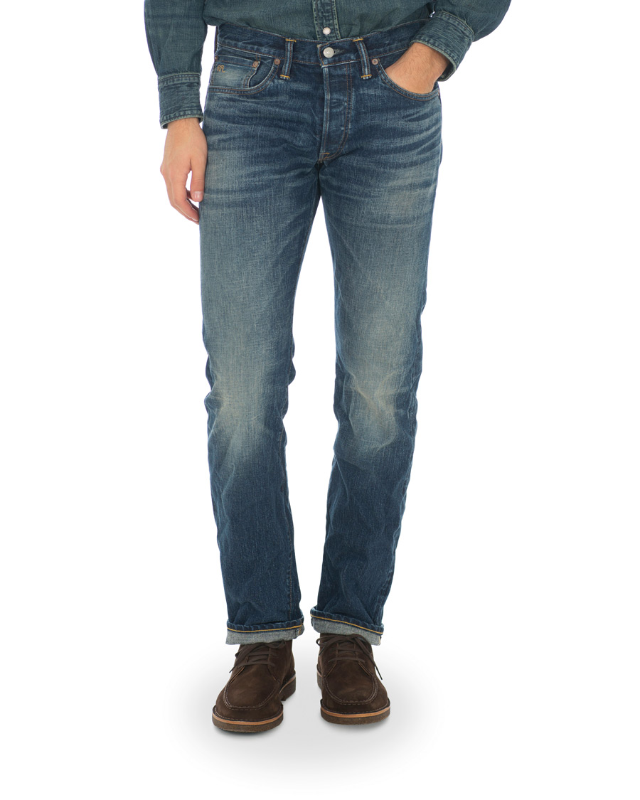 Mies | Farkut | RRL | Low Straight Fit Selvedge Jeans Milwaukee Wash