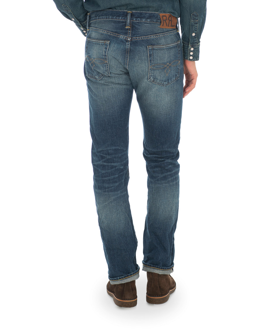 Mies | Farkut | RRL | Low Straight Fit Selvedge Jeans Milwaukee Wash
