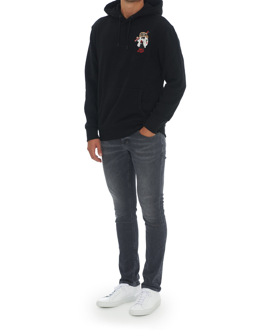 Mies | Puserot | Ralph Lauren Purple Label | Ski Bear Luxury Fleece Hoodie Black