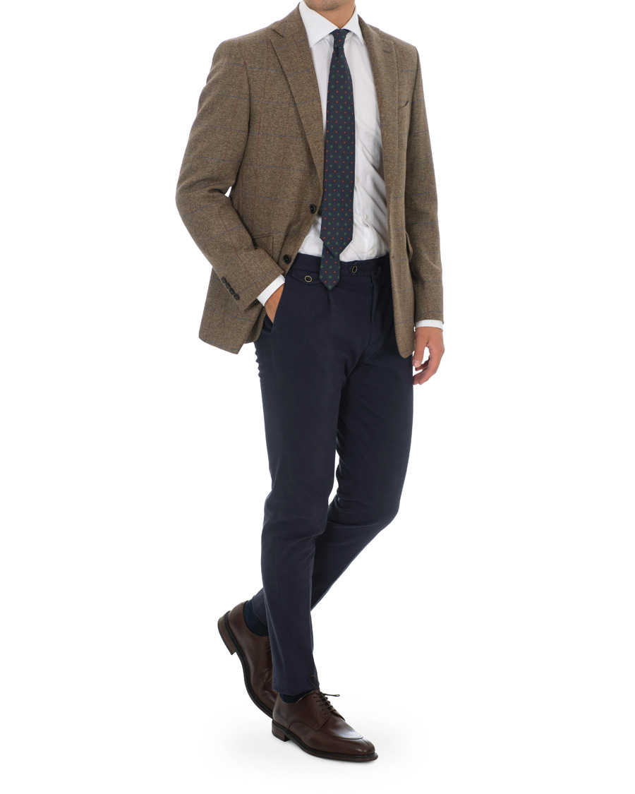 Mies | Pikkutakit | Walker Slater | Edward Tweed Windowpane Blazer Brown