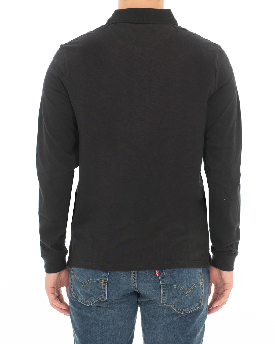 Mies | Puserot | Lyle & Scott | Long Sleeve Plain Polo True Black