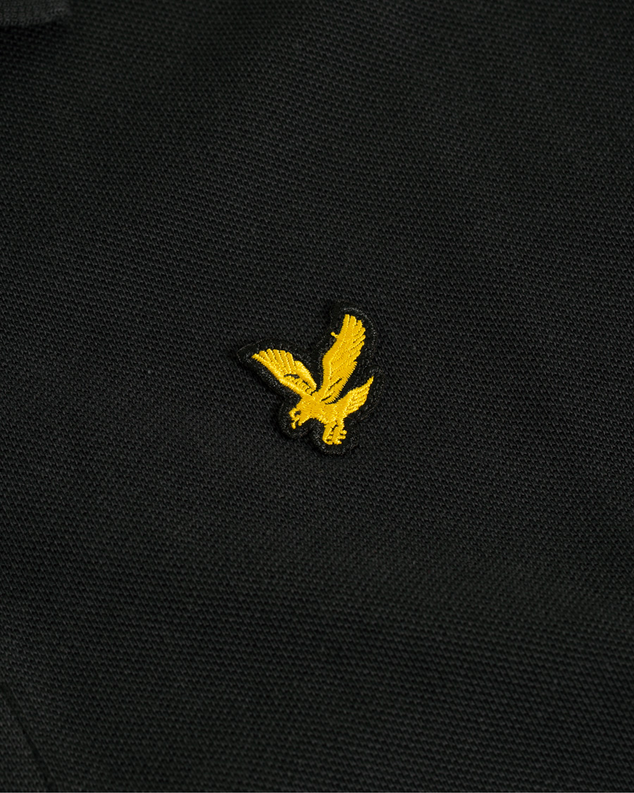 Mies | Puserot | Lyle & Scott | Long Sleeve Plain Polo True Black