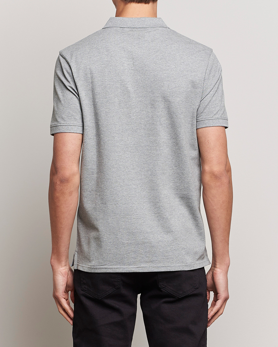 Mies | Pikeet | Lyle & Scott | Plain Polo Shirt Mid Grey Marl